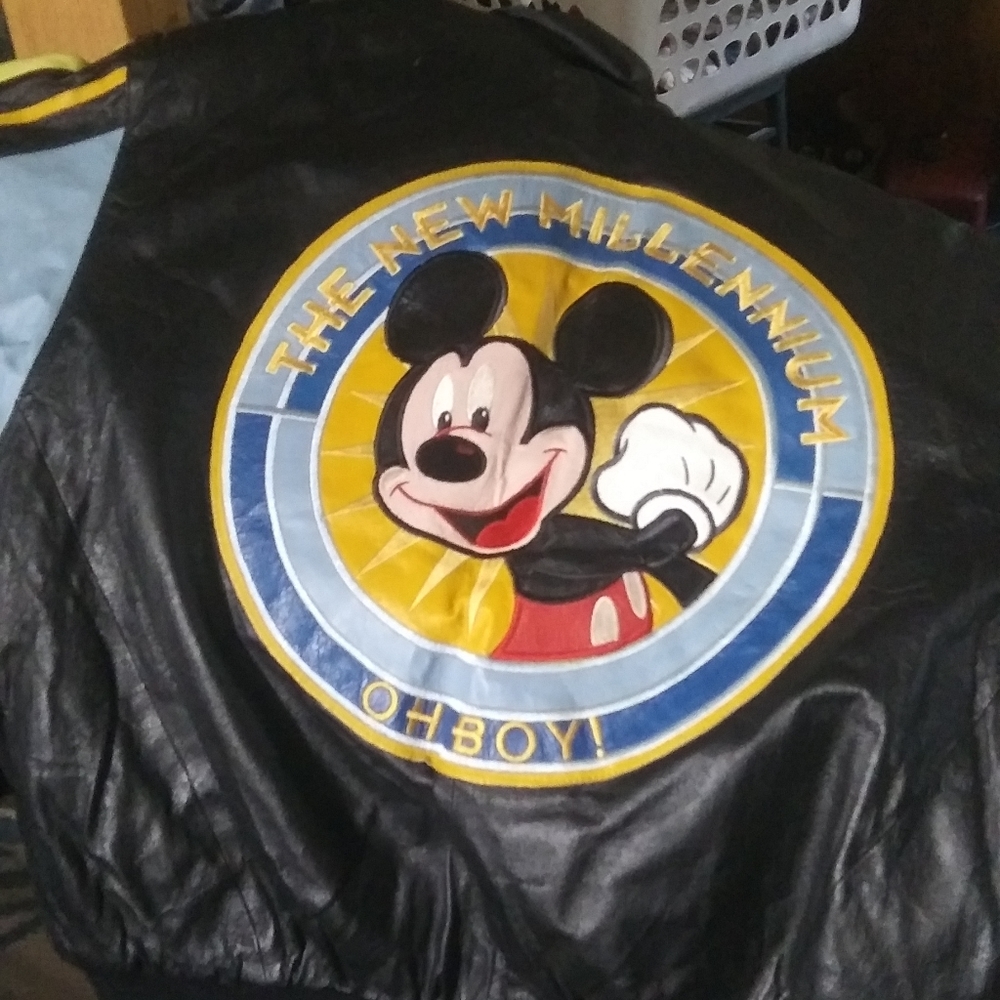 Mickey mouse Millennium leather jacket